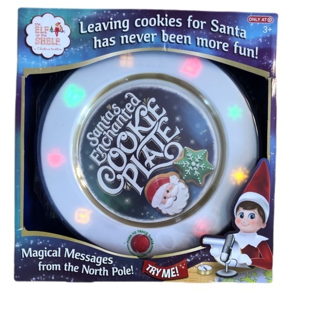 Elf on the Shelf Enchanted Cookie Plate With Box
